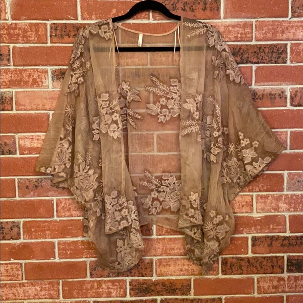 “Sage” Lacey, boho cover-up from Ooh La Luxe